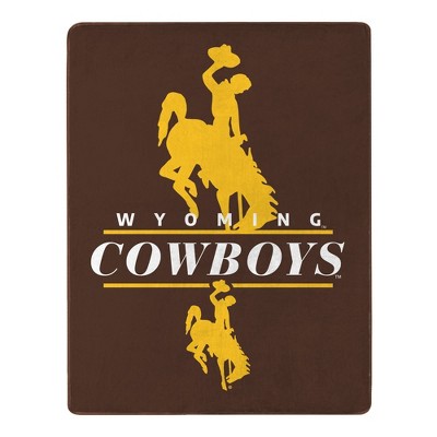 NCAA 60 x 80 Raschel Micro Throw Wyoming Cowboys