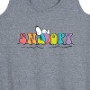 Women's - Peanuts - Snoopy Summer Beach Ball Graphic Racerback Tank - 2 of 4