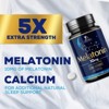 Melatonin 10mg Tablets Extra Strength Sugar Free Sleep Support for Adults - 120 Count - 2 of 4
