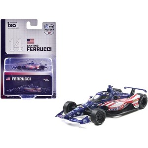 Dallara IndyCar #14 "Homes For Our Troops" AJ Foyt Racing "NTT IndyCar Series" (2025) 1/64 Diecast Model by IXO Models - 1 of 4