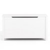 Wooden Toy Box Storage With Safety Hinge, Lid Storage Bench For Bedroom Living Room Playroom Boys & Girls, Toddlers Toy Storage Chest - 4 of 4