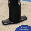 Aqua Heavy Duty Dual Action Inflating Hand Pump for Air Mattresses, Pool Floats, and Inflatables with 4 Nozzle Adapters Attachments, Black - 3 of 4