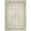 Acekool Machine Washable Area Rug, Non Slip Vintage Floral Carpet for Living Room, Bedroom - 4 of 4