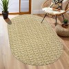 Washable Area Rug - Non-Slip, Low Pile, Stain-Resistant, No-Shedding, Easy-Clean, Boho Design for Baby Room - 2 of 4