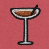 Dalix Mens Espresso Martini Midweight Garment Dye Tee - 2 of 4