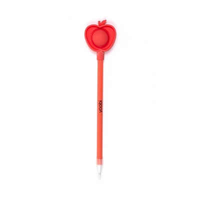 Yoobi Novelty Ballpoint Pen Popper Red Apple