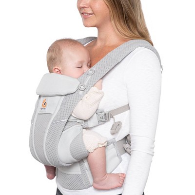 White ergo 2025 baby carrier