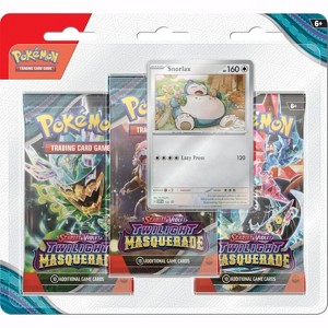Pokemon TCG: SV6 Twilight Masquerade 3 Pack Blister - Snorlax - 1 of 3