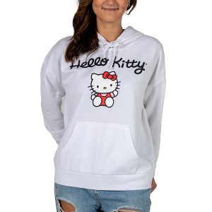 Sanrio Hello Kitty Juniors White Cosplay Hoodie - 1 of 4