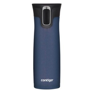Contigo AUTOSEAL West Loop Vacuum-Insulated Stainless Steel Travel Mug with Easy-Clean Lid, 20oz., Midnight Berry - 1 of 4