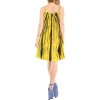 LA LEELA Women's Casual Dress Maternity Summer OSFM 14-16W [L- 1X]Canary Tie Dye - 2 of 3