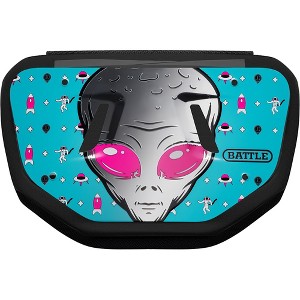 Battle Sports "Alien" Chrome Football Back Plate - 1 of 2
