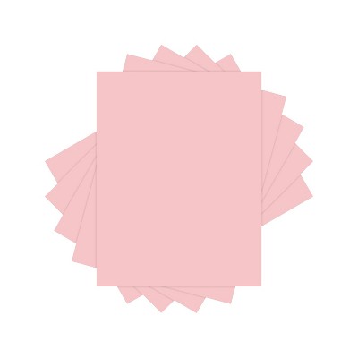Lettermark Colors 30% Recycled Colored Paper 20 lbs. 8.5" x 11" Pink 500 Sheets/Ream (94314)