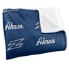 University Of Akron Logo Pattern Silky 50x60 Blanket, 1 Sided - 3 of 4