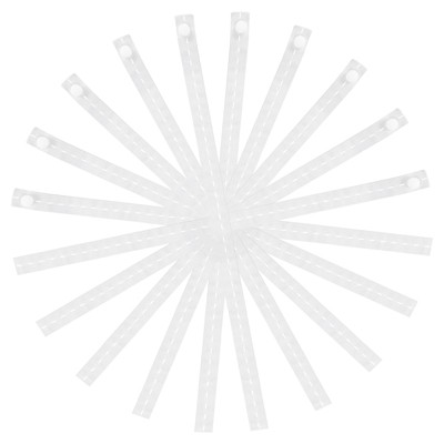 Unique Bargains Polyester Clothes Storage System Elastic Band with Buttonhole for Drawer Blanket 10 Pcs