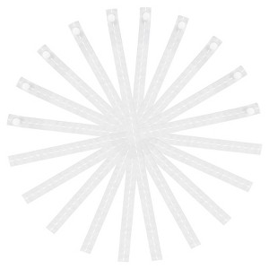 Unique Bargains Polyester Clothes Storage System Elastic Band with Buttonhole for Drawer Blanket 10 Pcs - 1 of 4