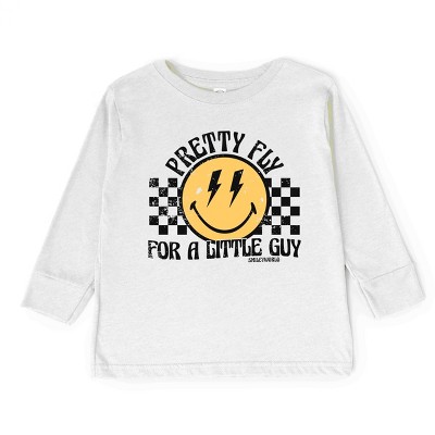 The Juniper Shop SmileyWorld Pretty Fly For A Little Guy Toddler Long Sleeve Tee