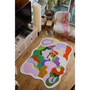 Lany Space Maggie Stephenson Irregular Bloomkind Unity Pastel Rug - 1 of 4