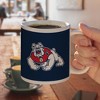 Fresno State Primary Logo Ceramic Coffee Mug Novelty Gift Mugs for Coffee Tea and Hot Drinks 11oz White - 4 of 4