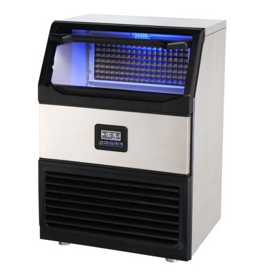 320 Lb. Daily Production Cube Clear Ice Freestanding Ice Maker