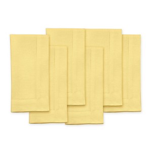 Solino Home Linen Classic Hemstitch Dinner Napkins - 1 of 4