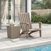 vidaXL Garden Adirondack Chair Light brown Polypropylene Standard - 2 of 4