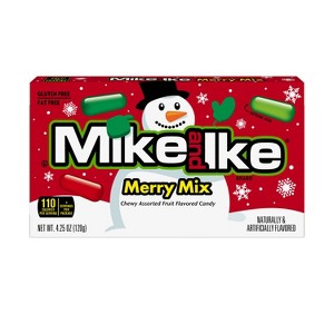 Mike and Ike Merry Mix Theater Box Christmas Candies - 4.25oz - 1 of 4