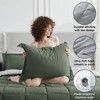 BAGOKIE 5/7 PCS Bed in a Bag Reversible Bedding Set with Comforter, Sheets, Pillow Sham, Pillowcase - 2 of 4