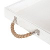 Kate and Laurel Bayville Tray, 13x17, White - 3 of 4