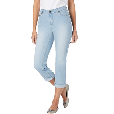 Woman Within Women's Plus Size Petite Girlfriend Stretch Denim Jean