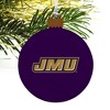 James Madison University Dukes Logo Wood Christmas Tree Holiday Ornament - 4 of 4