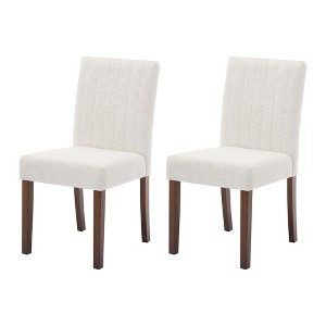 Wood Dining Chair CY-Direct Stripe Base 25018A 2-Pack with Durable Wood Construction, Comfortable Seating, Stylish Design, Easy Assembly - 1 of 4