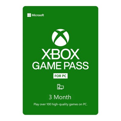 Xbox Game Pass For PC 3 Month (Digital 