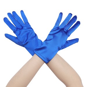INSPIRE CHIC Women's Satin Lightweight Wrist Length Gloves - 1 of 4