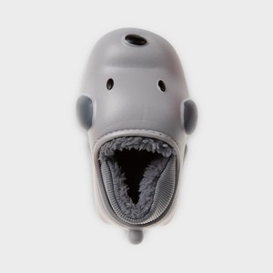 FOAMWALK Toddler Boy's Novelty Clogs with Faux Shearling and Fur Lining - Cute Shark and Dog Clogs for Toddler - 1 of 4