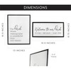 AuldHome Design Black and White Farmhouse Porch Signs, 2pc Set; Rustic Wall Decor - 3 of 4