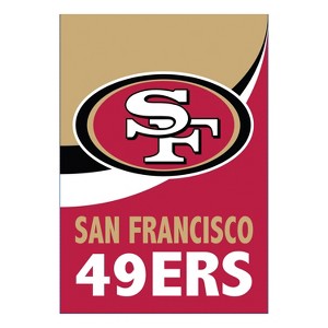 NFL San Francisco 49ers Garden Flag 12x18 Double Sided, Officially Licensed Sports Flags For Outside, Indoor and Outdoor Flags for Football Fans - 1 of 1