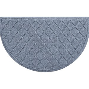 WaterHog 2'x3'3" Argyle Indoor/Outdoor Half Round Door Mat - 1 of 4