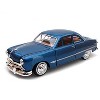 1949 Ford Coupe Blue 1/24 Diecast Model Car by Motormax - 2 of 3