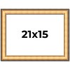 PosterPalooza | Traditional Gold Picture Frame - UV Acrylic, Backing Board, Hanging Hardware Included - 2 of 4