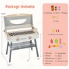 Costway Kids Barbecue Grill Playset, Wooden Kitchen Playset with Clip 4 BBQ Poles - 4 of 4