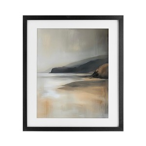 Stupell Industries Peachy Paynes Cove Framed Print Under Glass - 1 of 4