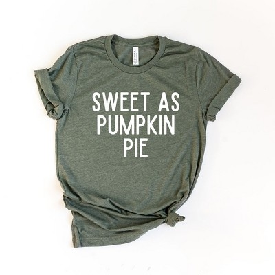 Simply Sage Market Women's Sweet As Pumpkin Pie Short Sleeve Graphic Tee