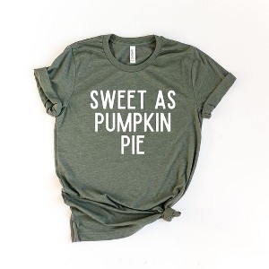 Simply Sage Market Women's Sweet As Pumpkin Pie Short Sleeve Graphic Tee - 1 of 4