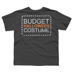 Boy's Design By Humans Budget Halloween By rock3tman T-Shirt - 1 of 3