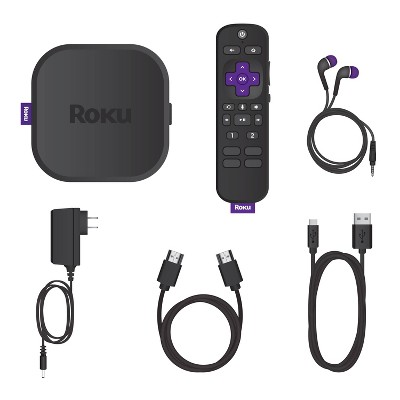 Roku Ultra 4K/HDR/Dolby Vision Streaming Device and Roku Voice Remote Pro with Rechargeable Battery - 4802R