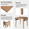 Anybear 29"- 45" Extendable Dining Table for 4, Folding Kitchen Table with Rubberwood Legs - 4 of 4