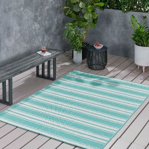 Kumasinova Outdoor Rug – 63"x84" Machine-Woven Area Rug, Polypropylene Living Room Rug, Low-Pile Rugs for Living Room/Patio, Rugs for Bedroom - 1 of 4
