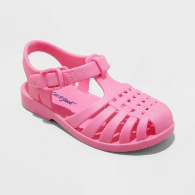 Image of Toddler Sunny Jelly Sandals - Cat & Jack™ Pink 10T