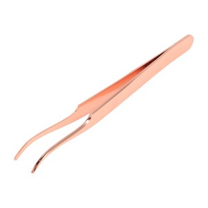Unique Bargains Round-headed Eyelashes Tweezers for Bathroom 1 Pc - 1 of 4